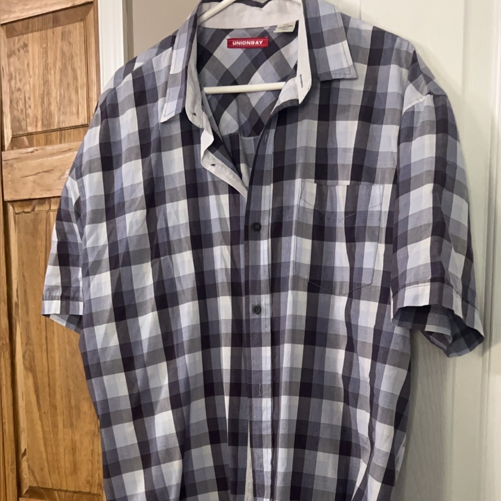 Plaid Short Sleeve button down